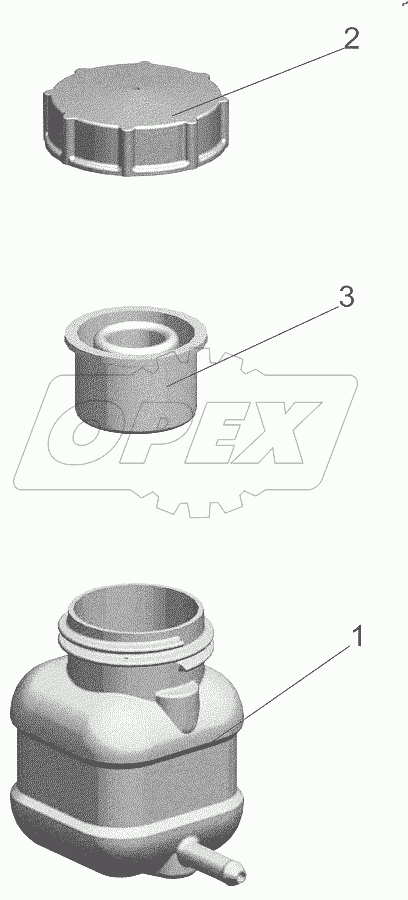 Бачок 64221-1602560