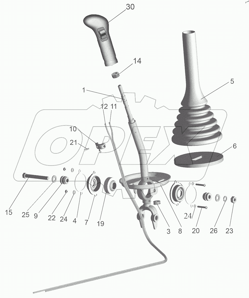  Рычаг 642208-1703410-010