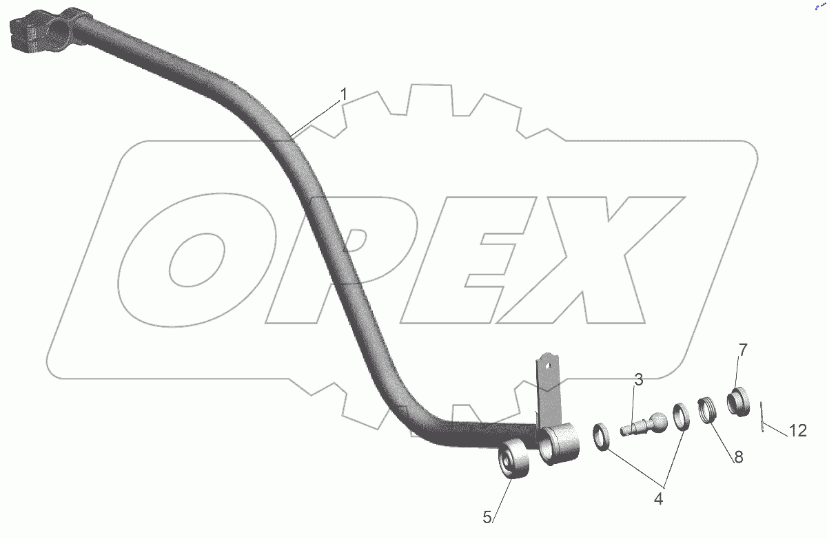  Хвостовик 64301-1703448-050