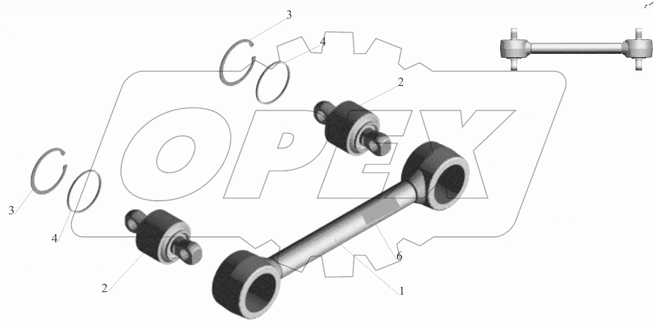  Штанга реактивная 64221-2919015