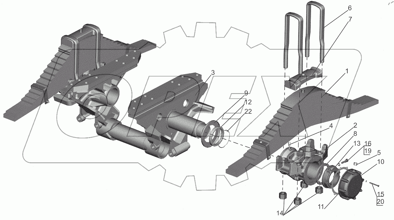  Подвеска балансирная 643018-2900012