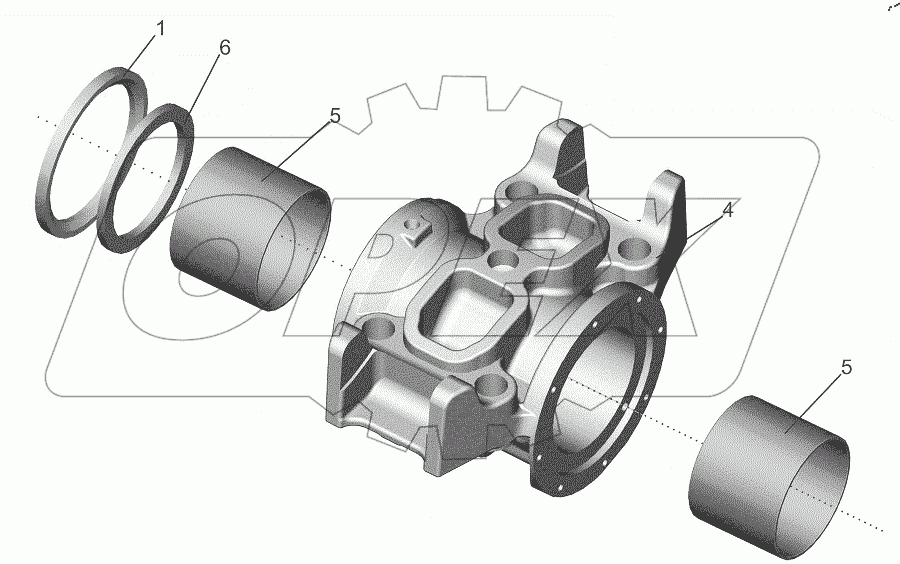  Балансир рессоры 6418-2918018