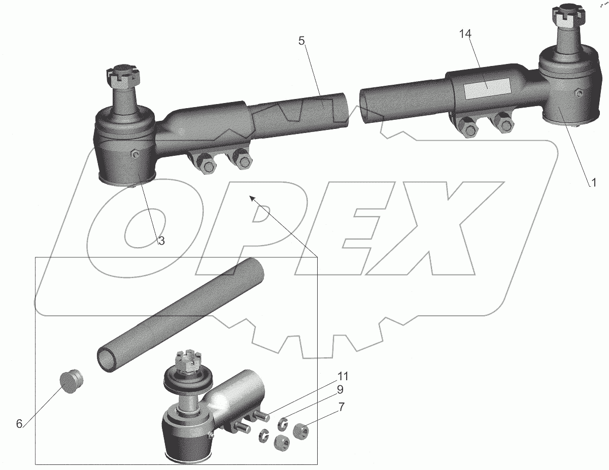  Тяга поперечная 64221-3003052