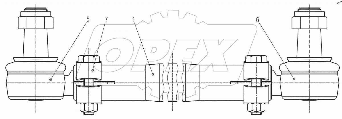  Тяга поперечная 643008-3003052-000