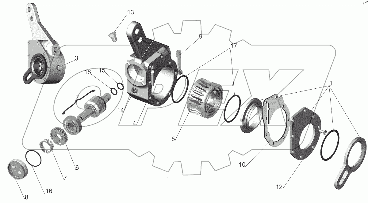  Рычаг регулировочный 103-3501136-10