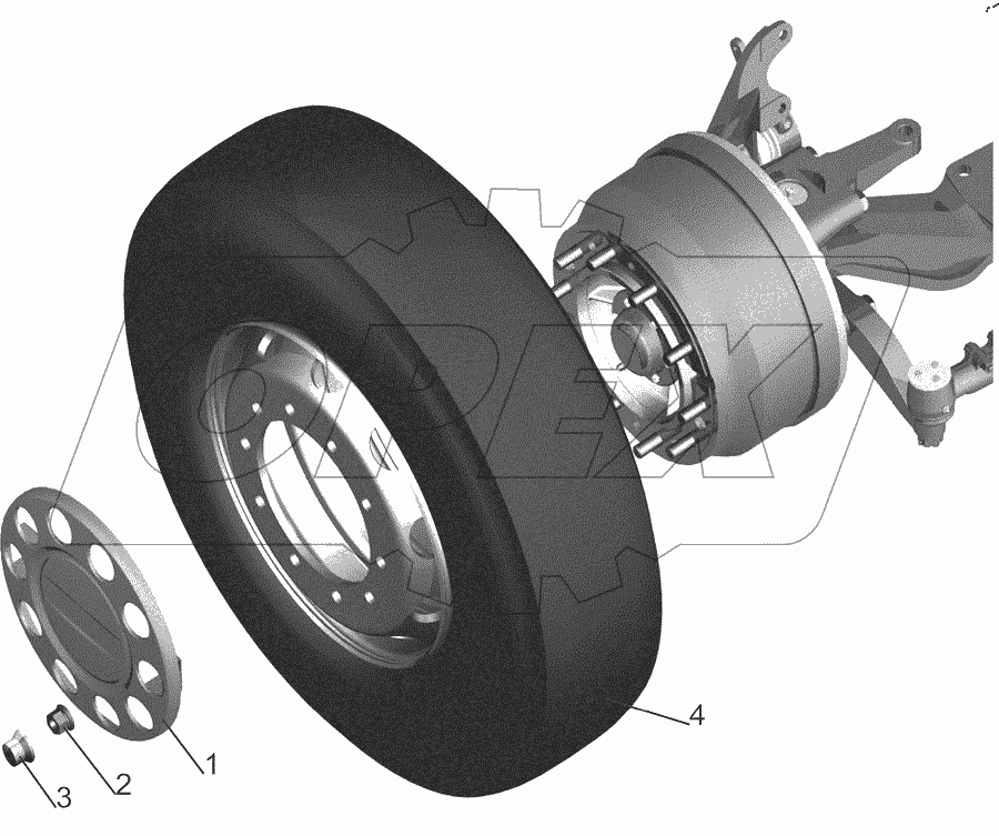 Установка передних колес