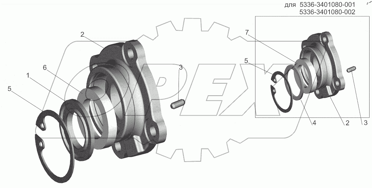  Крышка 5336-3401080