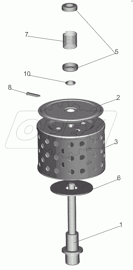  Фильтр с клапаном 5336-3410051
