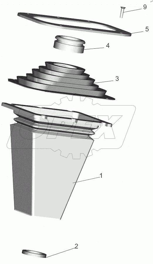  Уплотнение люка кабины 5440-3444256-010