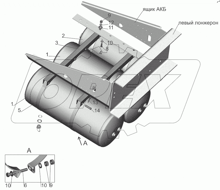  Установка ресиверов 643018-3513004