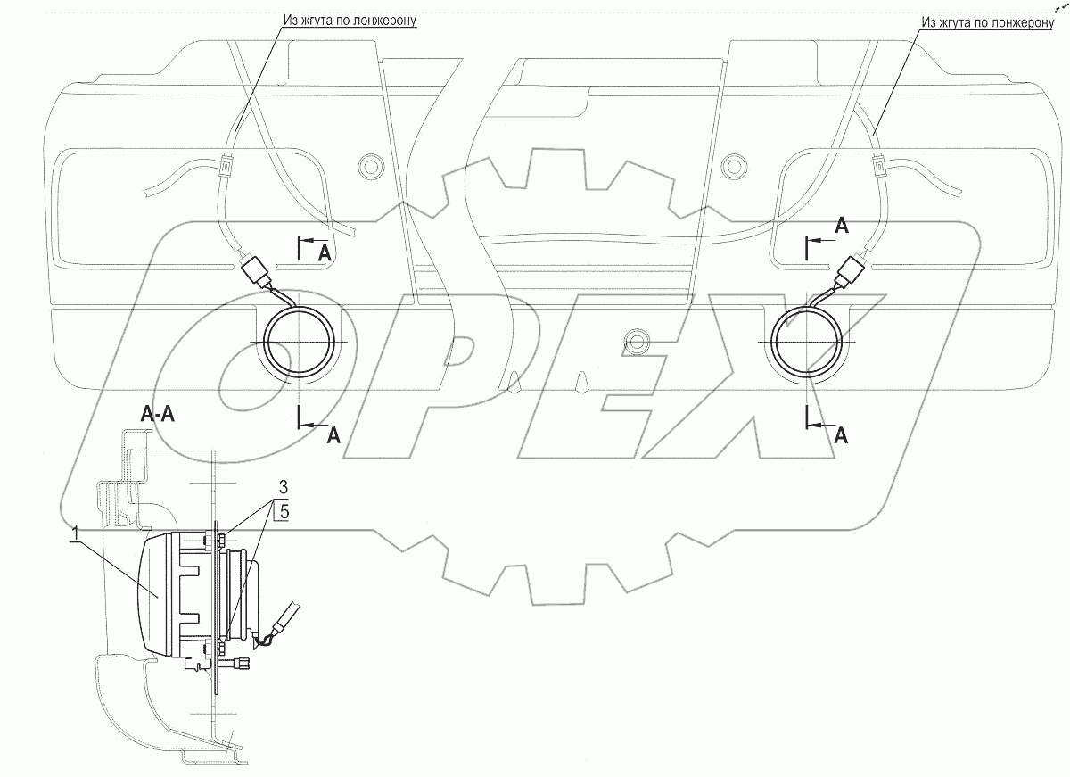  Установка противотуманных фар 643019-3700007