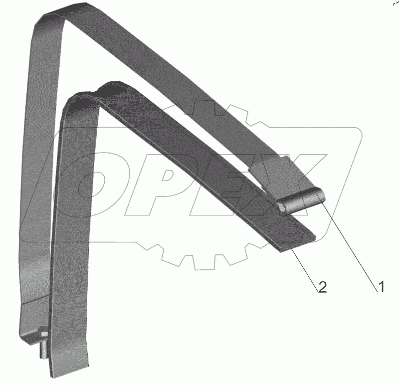  Хомут крепления бака 6430-1101110