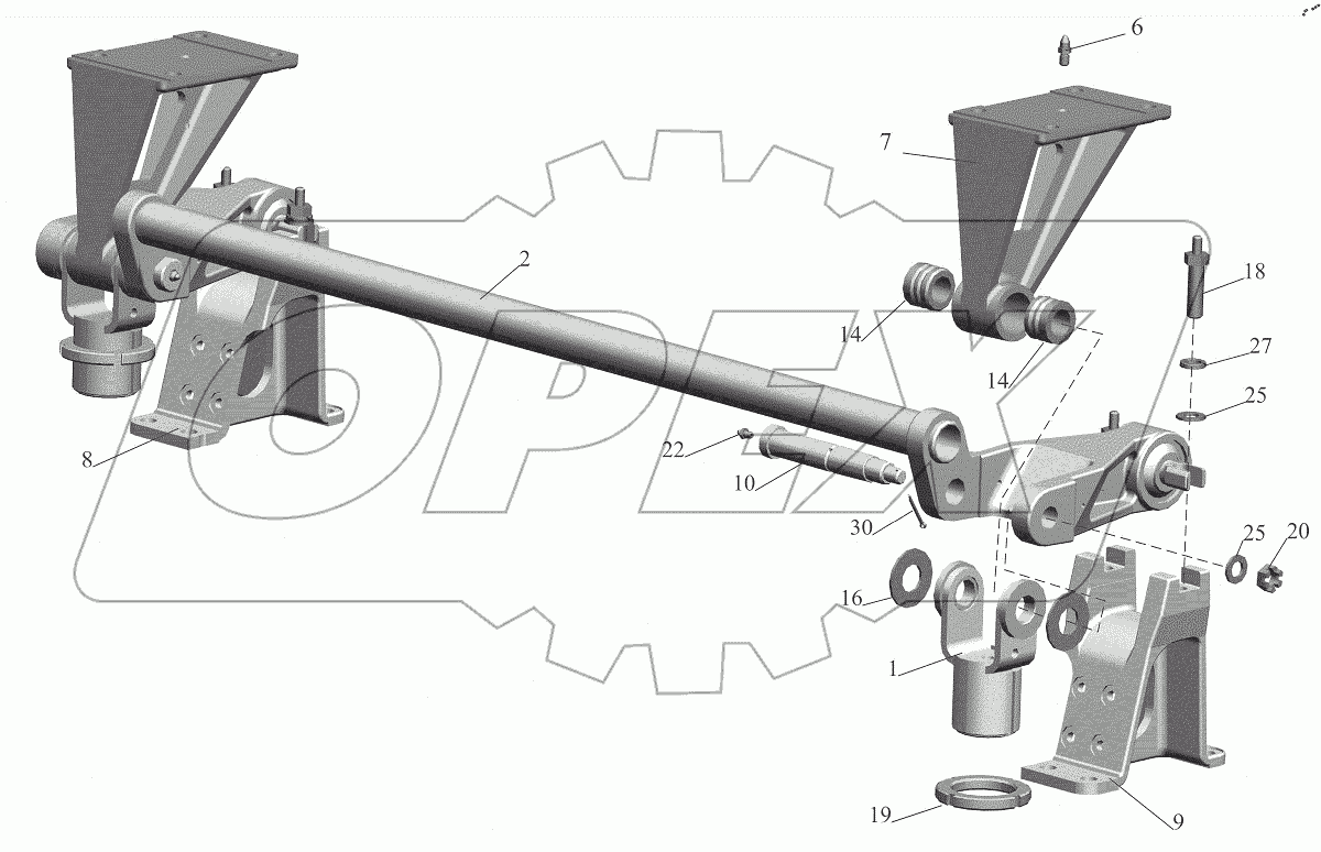  Переднее подрессоривание 643019-5001702-010