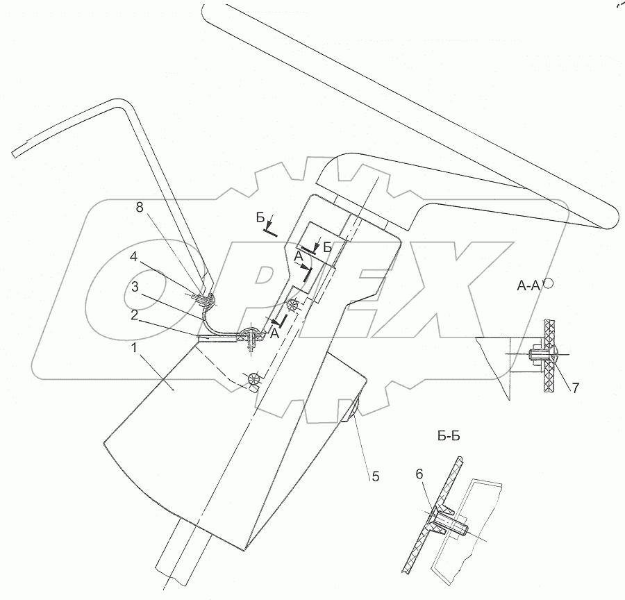  Установка кожухов 6430-3400054