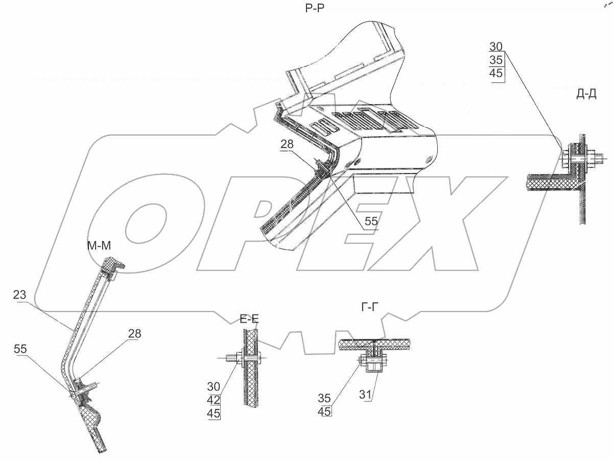  Панели приборов 6430-5300016