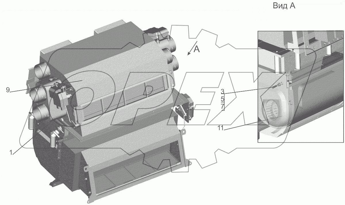  Отопитель 631019-8101010