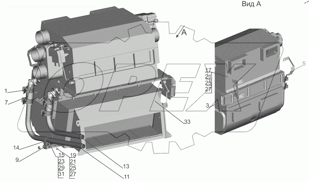  Отопитель 631019-8101010-010