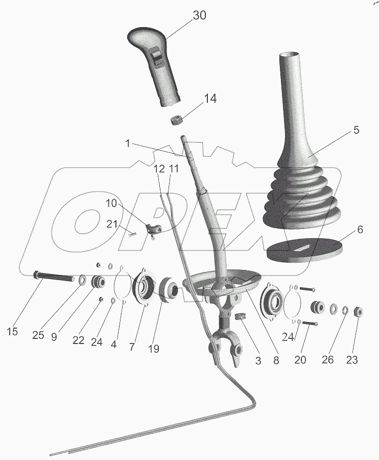  Рычаг 64301-1703410-050