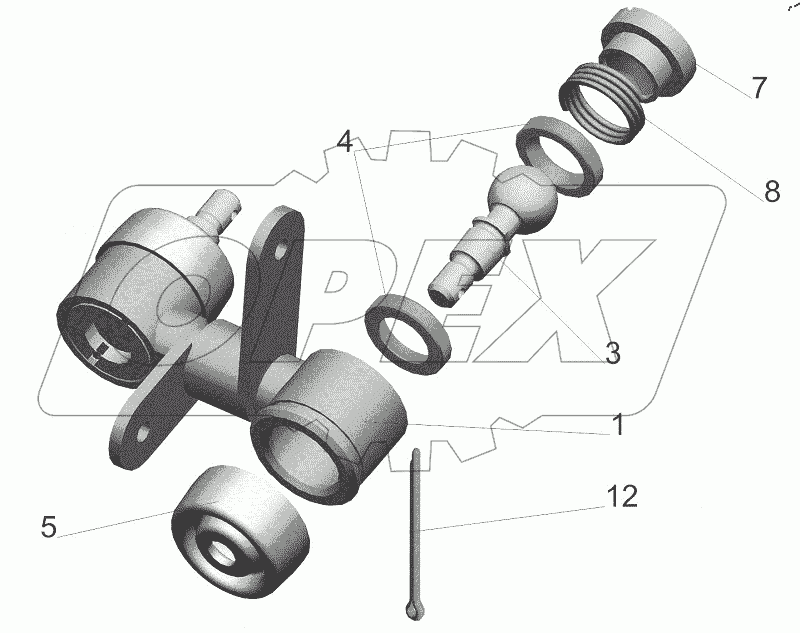  Хвостовик 544019-1703447