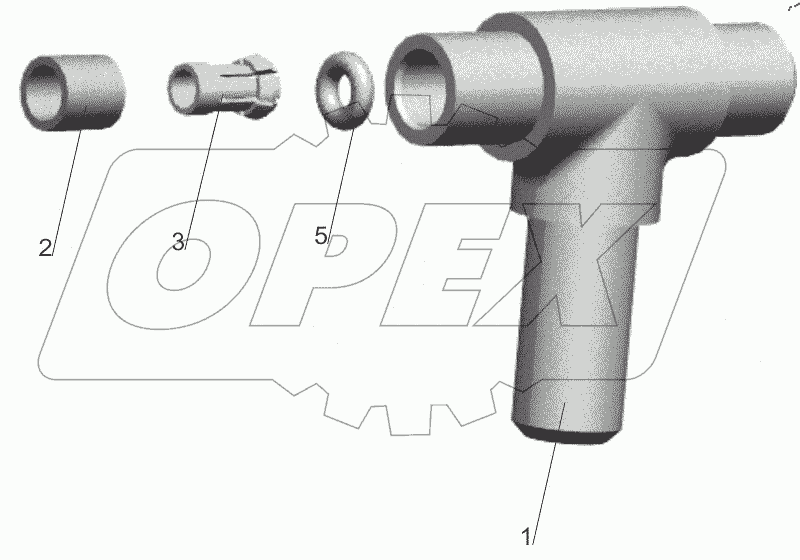  Тройник 544022-1703790
