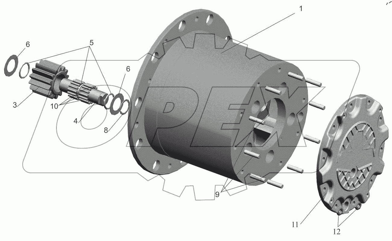  Корпус водила 5440-2405029-020