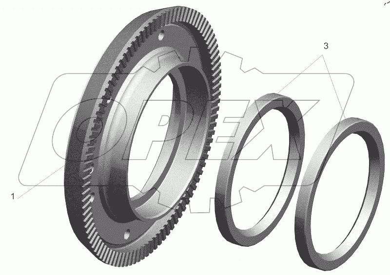  Крышка с манжетами 543266-3104034-600