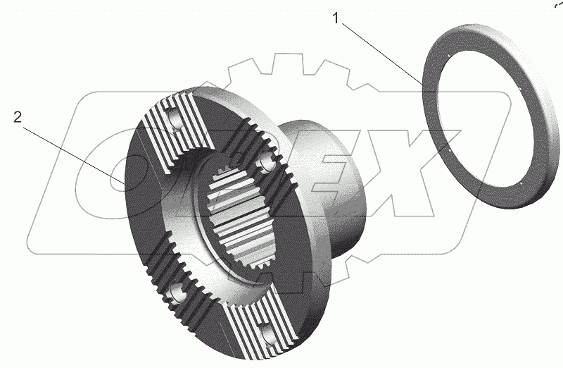  Фланец 6430-2502129