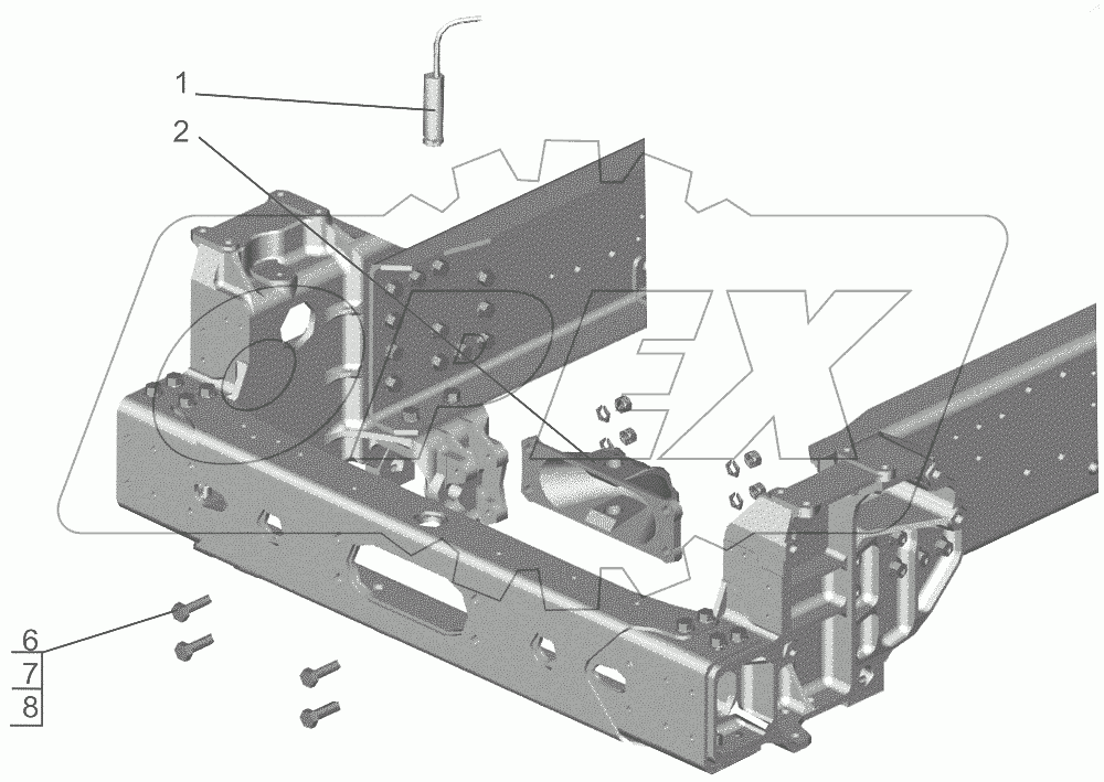  Установка вилки передней 631219-2800070-000