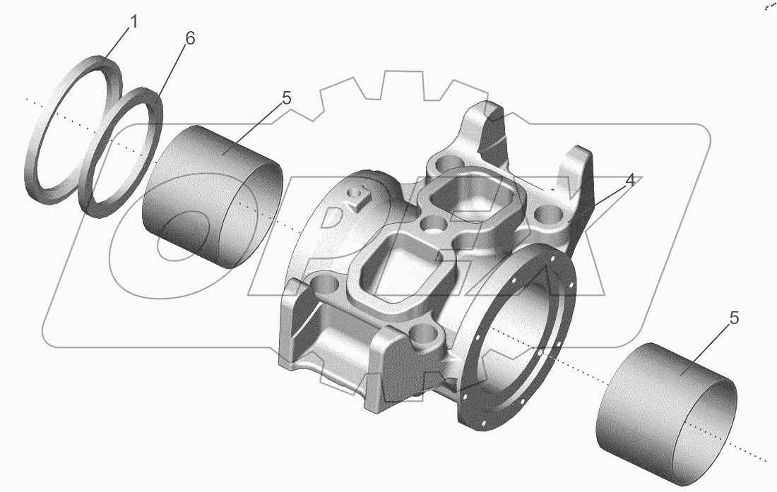  Балансир рессоры 6418-2918018
