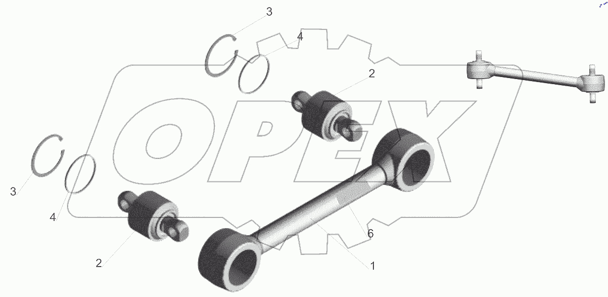  Штанга реактивная 64221-2919014