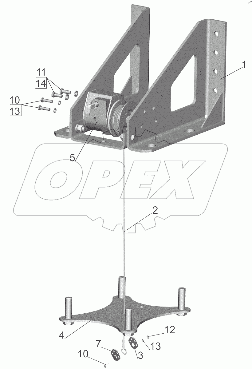  Кронштейн 534013-3105050-000