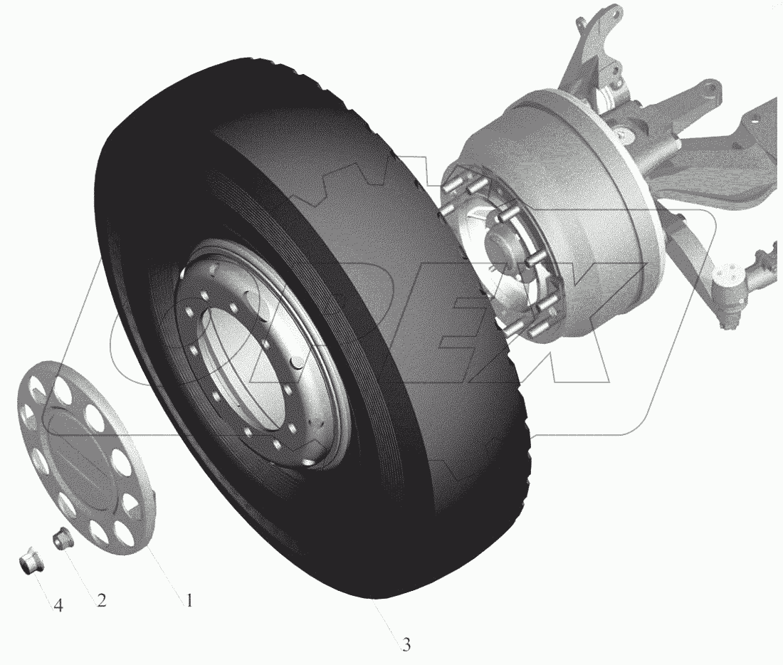  Установка передних колес