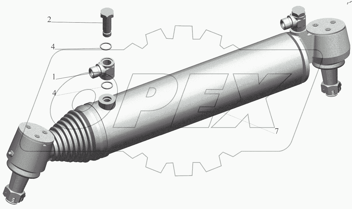  Цилиндр гидравлический 6430-3405004
