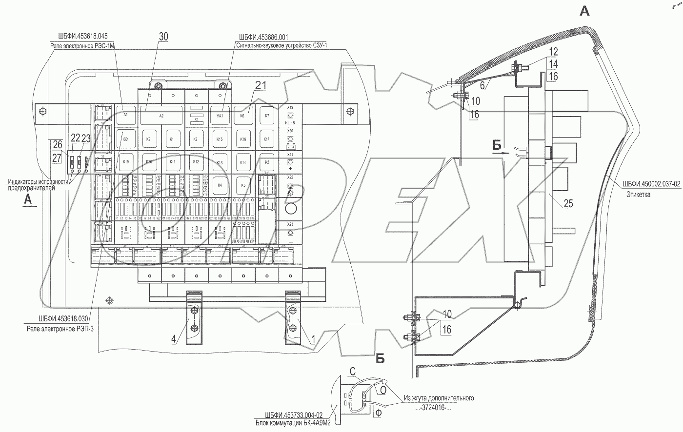  Установка БКА-N4 6430А9-3700110-000