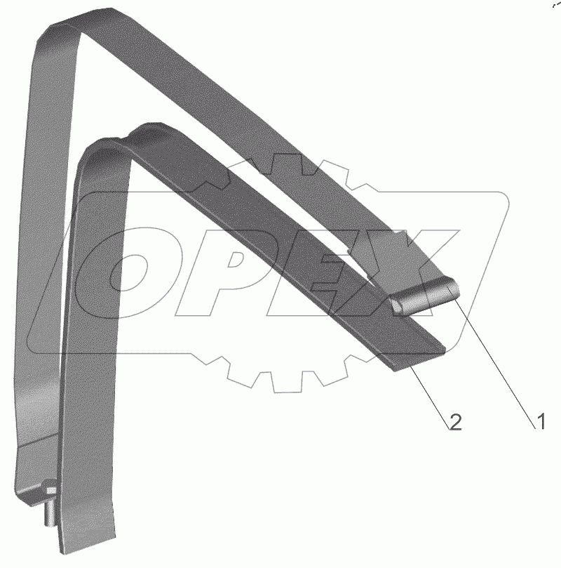 Хомут крепления бака 6430-1101110