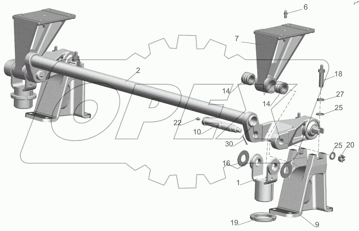  Переднее подрессоривание 6430-5001702-10