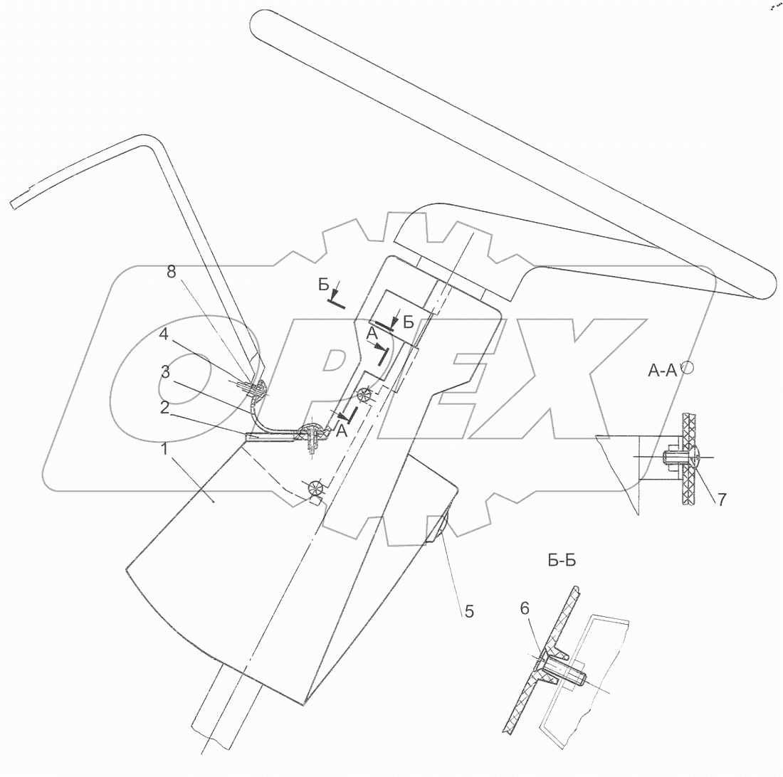  Установка кожухов 6430-3400054