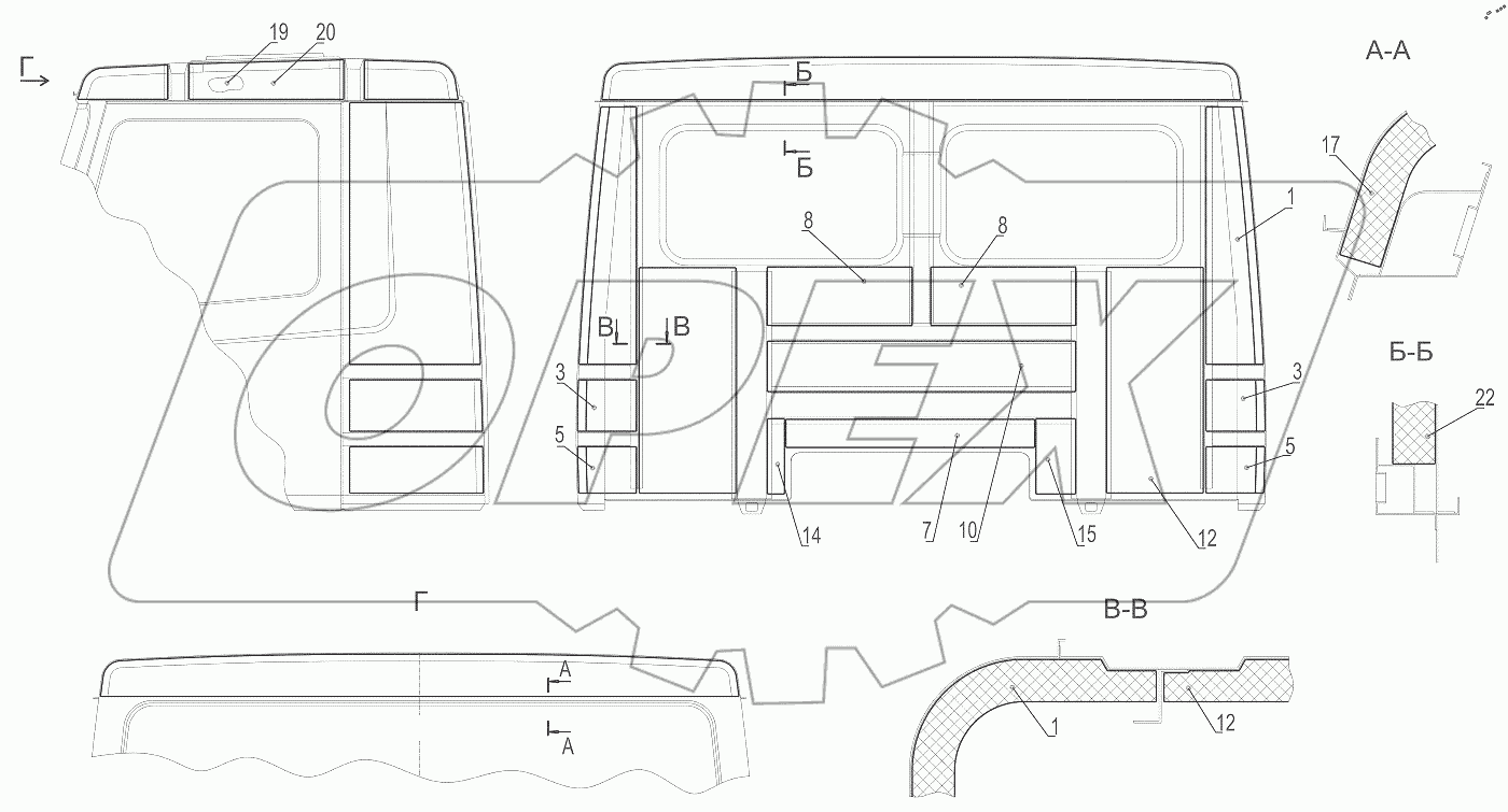  Установка термошумоизоляции 6501-5000120