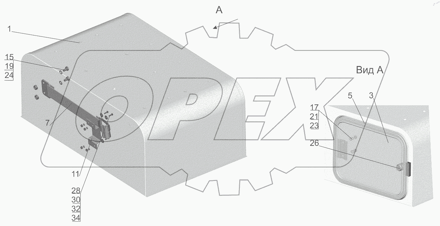 Ящик инструментальный 6501-5108010