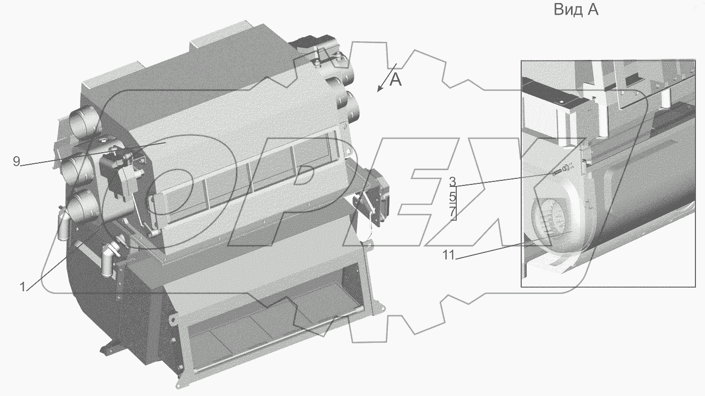  Отопитель 643008-8101010
