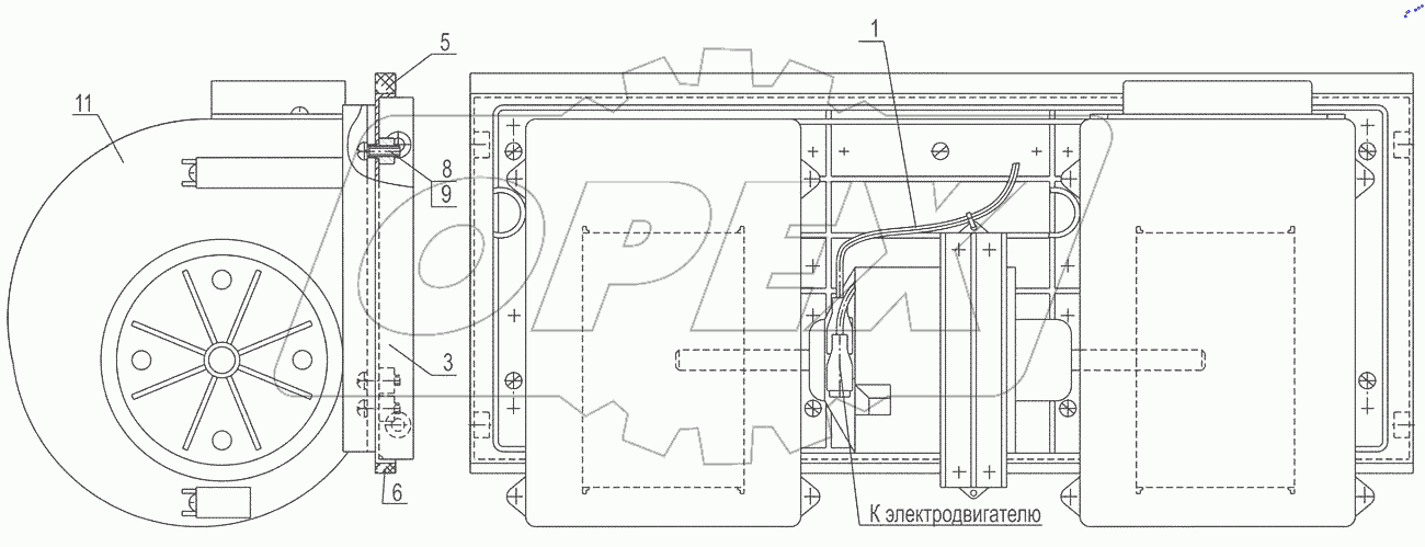  Блок вентиляторный 643008-8118010-020
