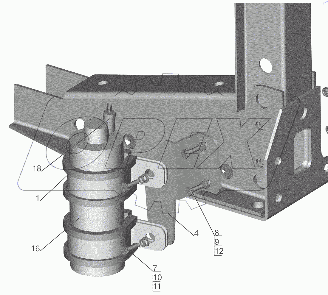  Установка ресивера-осушителя 544020-8100036