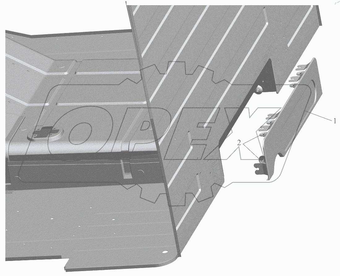  Установка экранов 544003-8400026