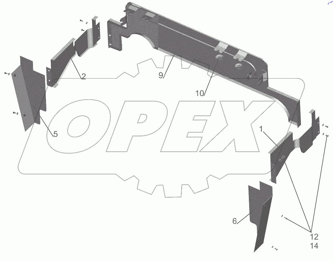  Установка экранов 5440А9-8400026