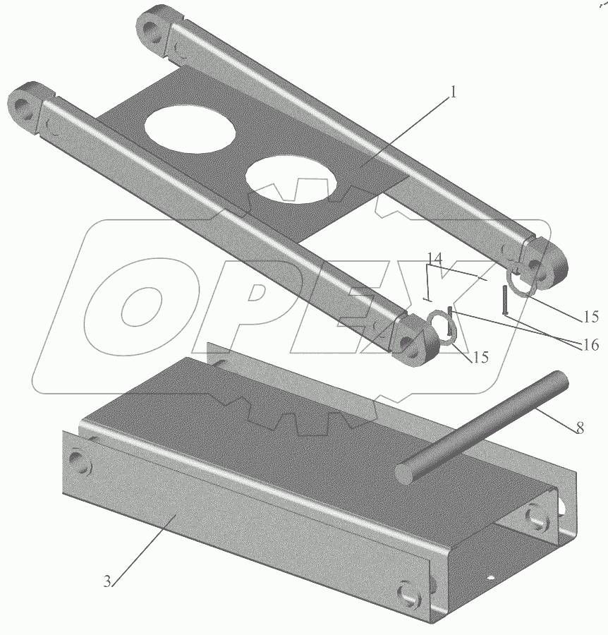  Рама ограничительная 650136-2815011