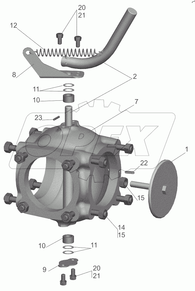  Распределитель 651687-1203240-000