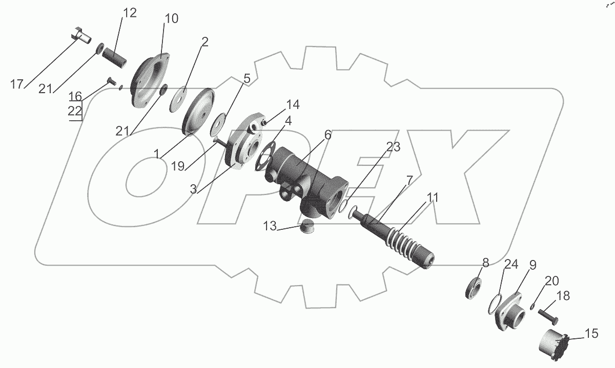  Клапан 643069-8607010-000