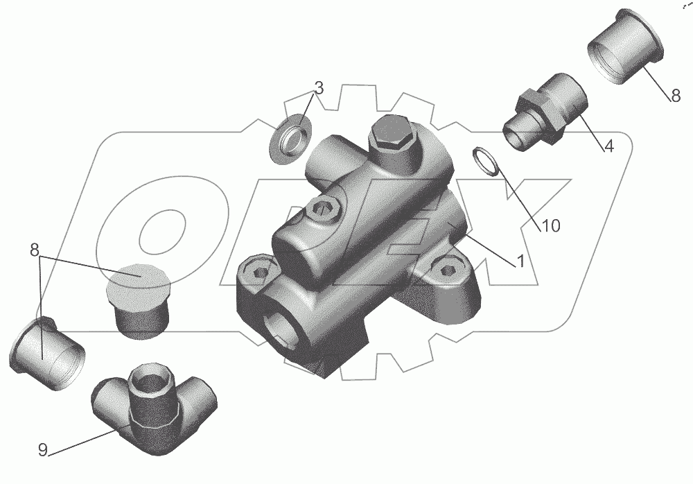  Клапан 6501В9-8607108-000