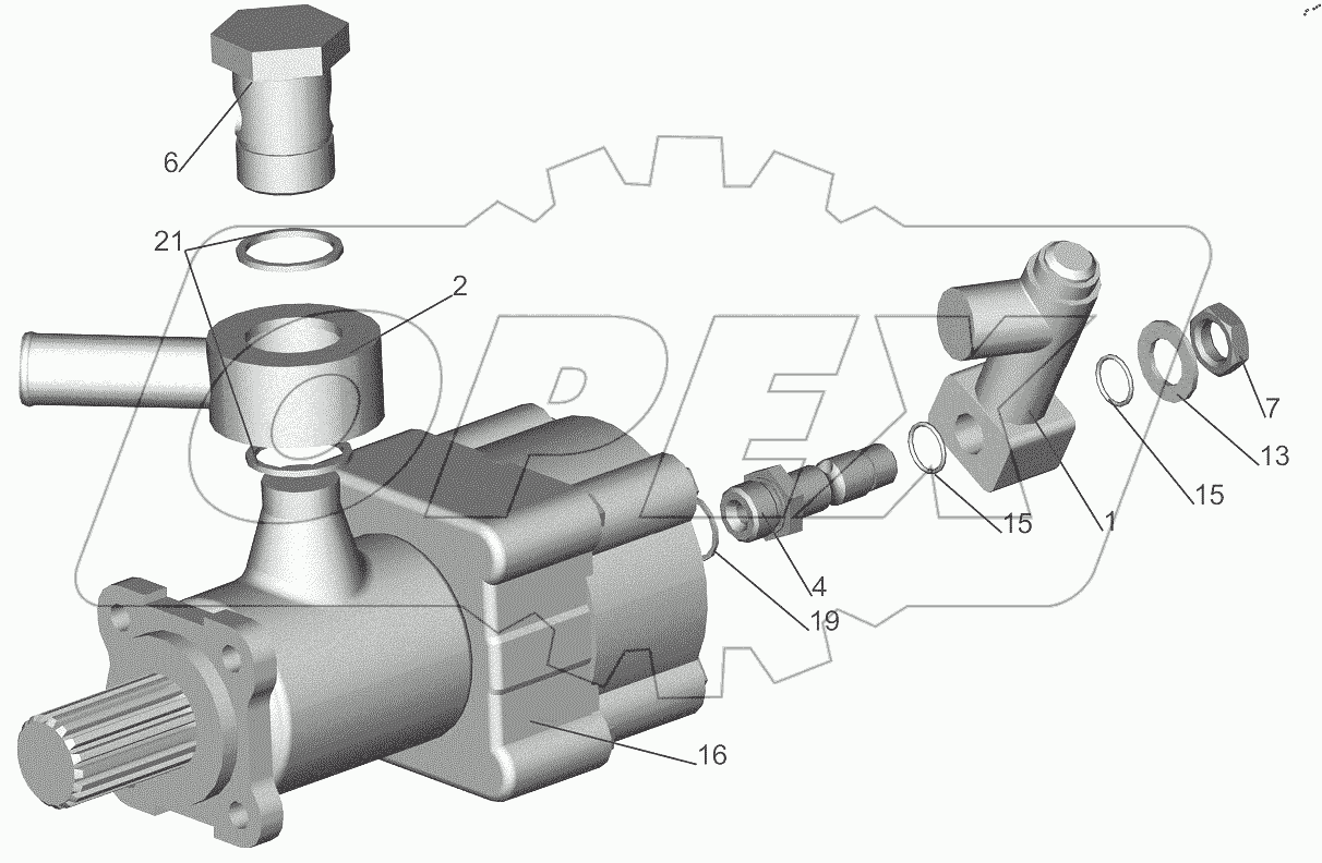  Насос с арматурой 6501B9-8604010-069