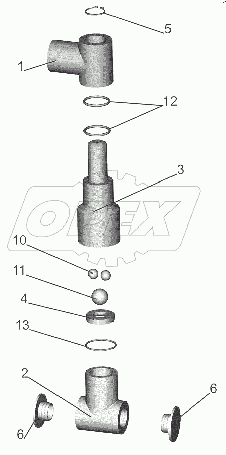  Клапан обратный с арматурой 551639-8609238